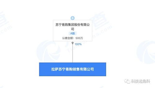 蘇寧易購在拉薩成立全資子公司,注冊資本500萬
