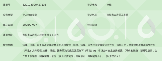 貴陽云巖華浩制袋廠
