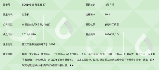 重慶優(yōu)而越商貿(mào)有限公司
