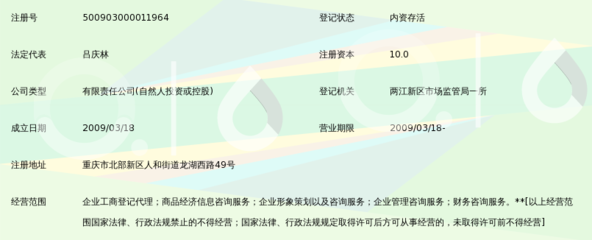 重慶前導工商咨詢有限公司