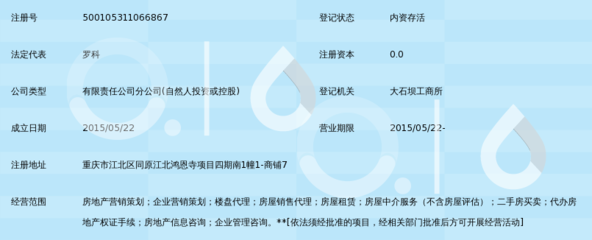 重慶凡新房地產(chǎn)營銷策劃有限公司東原分公司
