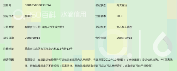 重慶康安物流有限公司