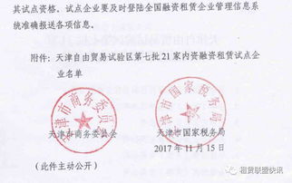 批權(quán)下放后天津自貿(mào)區(qū)內(nèi)資融資租賃試點企業(yè)已達(dá)40家 注冊資本總額達(dá)233.9億