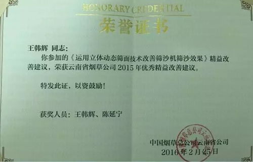 云南煙葉復(fù)烤公司師宗復(fù)烤廠慧創(chuàng)精益改善團(tuán)隊(duì)