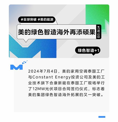 泰國(guó)工廠(chǎng)光伏項(xiàng)目啟動(dòng),美的集團(tuán)綠色智造海外再添碩果